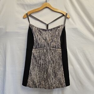 Nike Tankini Top Plus Womens 3X Logo Activewear Space Dyed Altered